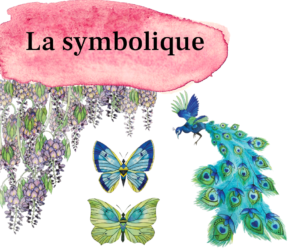 Les motifs aquarelle du foulard paon du printemps